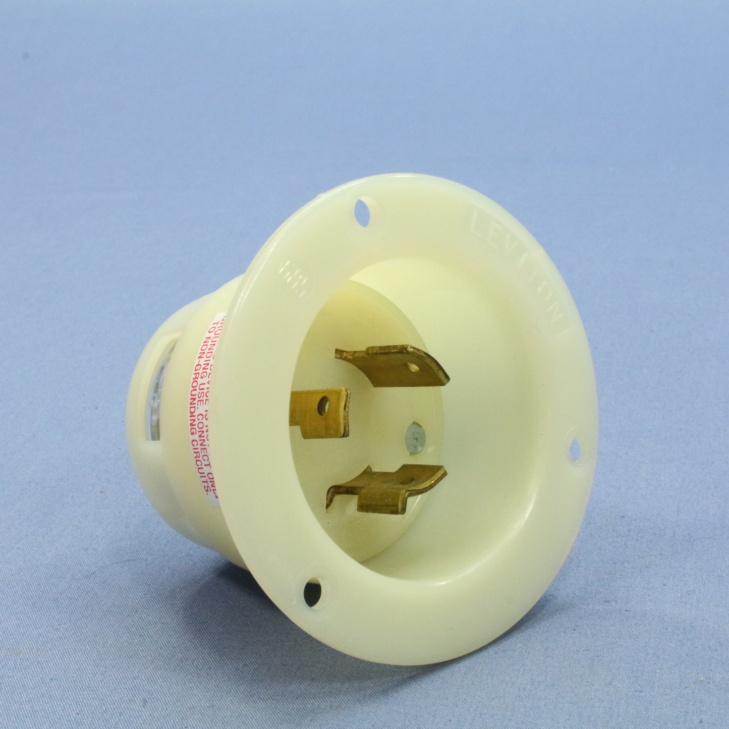 Leviton Locking Flanged Inlet Twist Lock Plug Nema L12-20P 20A 480V 3� 2385