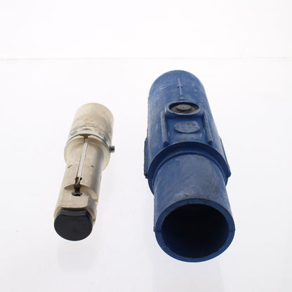 Leviton 23L23-B Blue 23 Series Male Latching Cam-Type 690A Connector Plug 600V