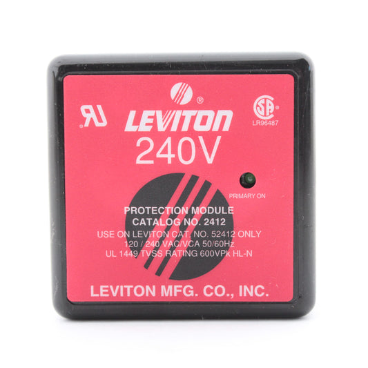 Leviton 2412 Surge Replacement Module 240VAC 50/60Hz for Surge Panel 52412-DS3