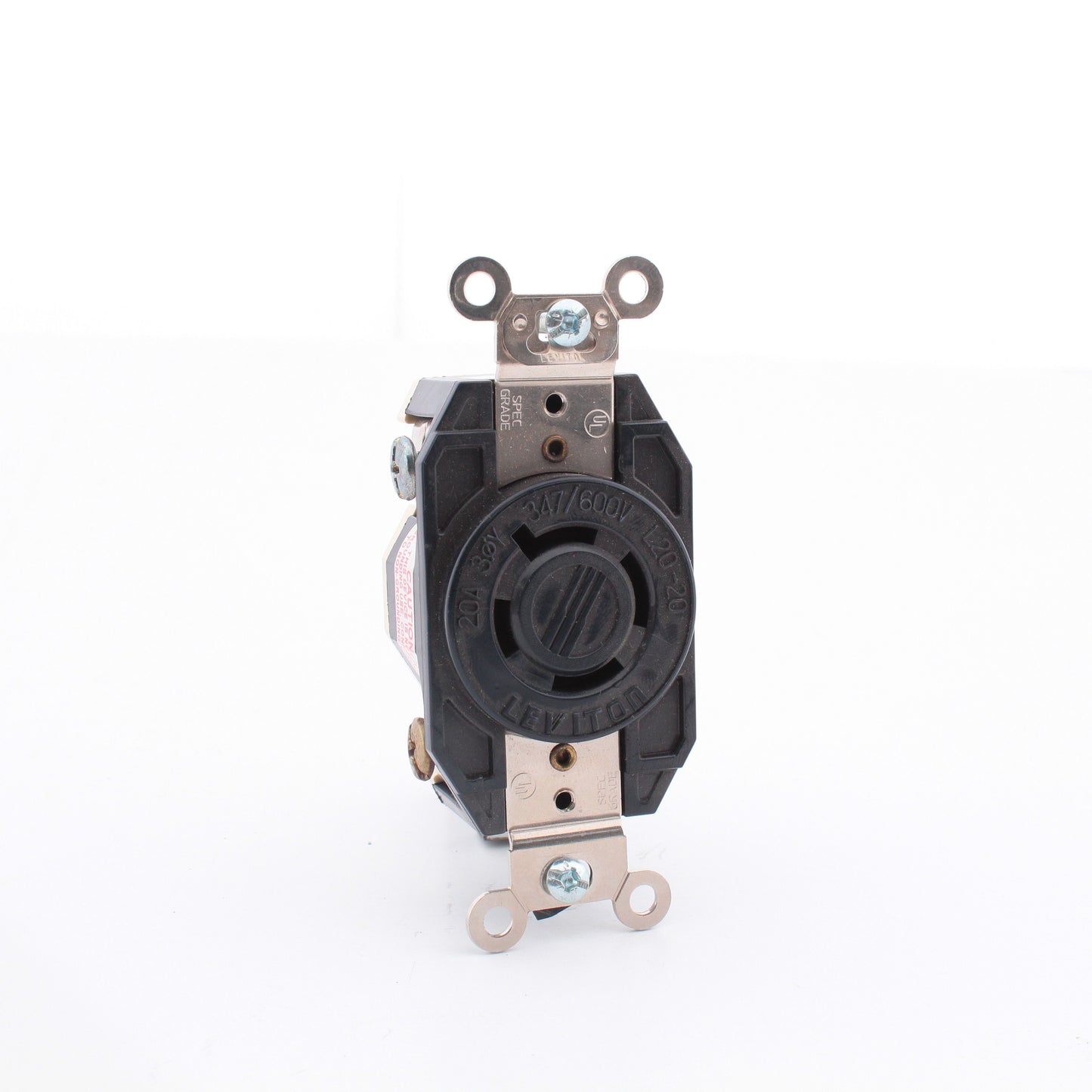 Leviton 2460-061 L20-20R Locking Receptacle Twist Outlet 20A 347/600V 3�Y Bulk
