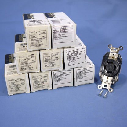 10 Leviton Locking V0 Outlet Receptacles Nema L20-20R 20A 347/600V 3�Y 2460-065