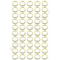 50 Leviton Knurled Brass Nut 13/16-20 Threads for Candelabra Lampholders 25297