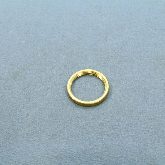 50 Leviton Knurled Brass Nut 13/16-20 Threads for Candelabra Lampholders 25297