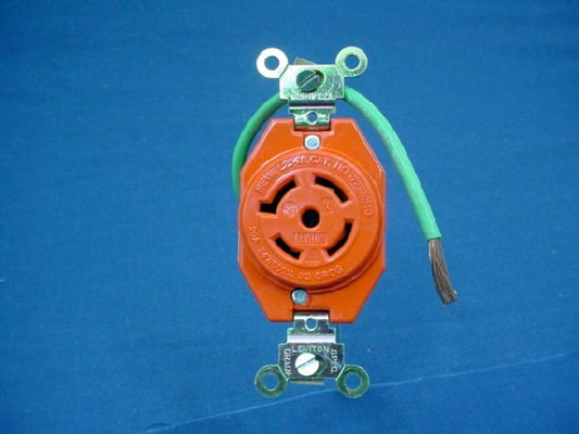 Leviton 2530-IG Iso Ground Twist Lock Receptacle NEMA L23-20R 20A 347/600V 3�Y