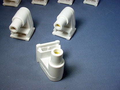 10 SlimLine Fluorescent Lamp Holders Light Socket T8 T12 Plunger-End Fa8 Base