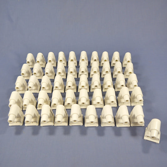 50 Leviton SlimLine Fluorescent Lampholders T8 T12 Light Socket Plunger End 2536