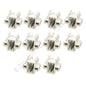Leviton 26719 Compact Fluorescent Lamp Holders CFL Light Socket Snap-In 10pk