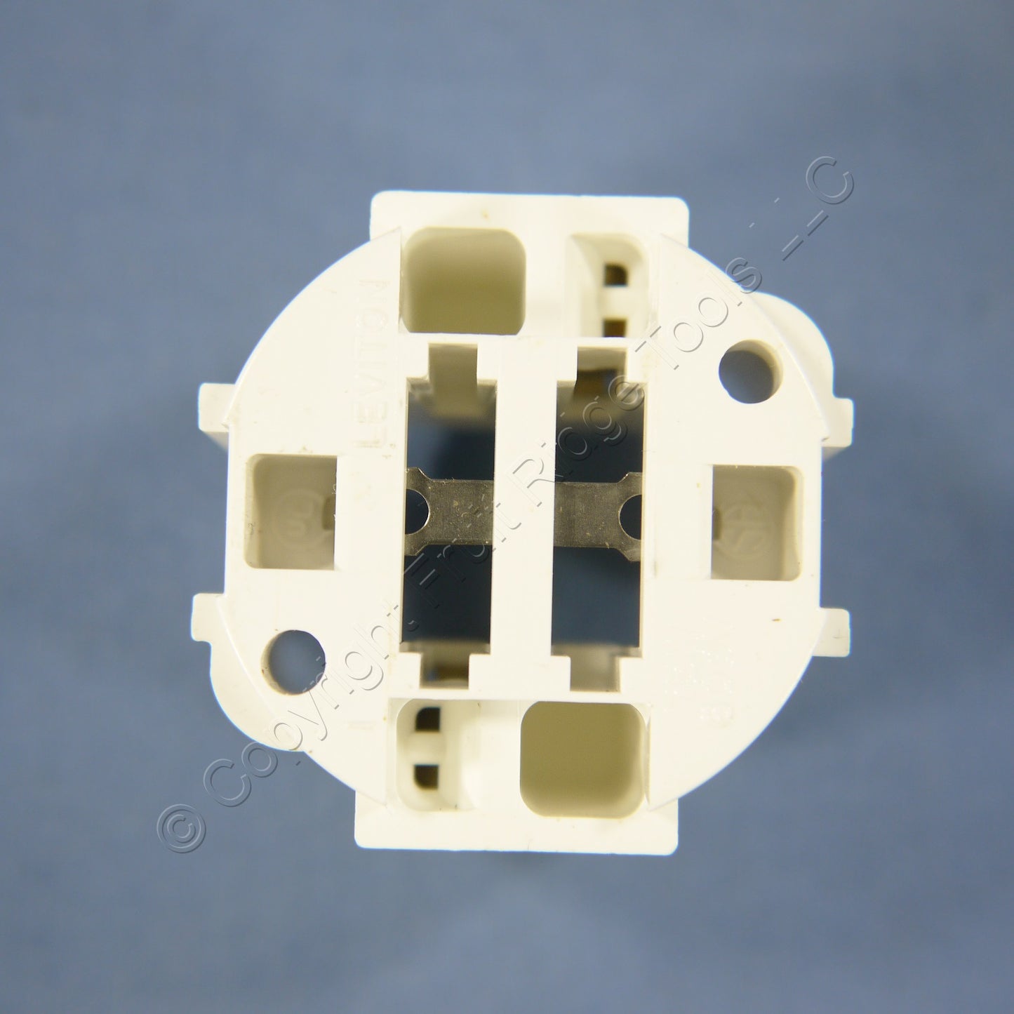 10 Leviton Compact Fluorescent Lampholders Light Sockets Screw Down G24d-3