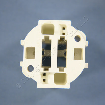 10 Leviton Compact Fluorescent Lampholders Light Sockets Screw Down G24d-3