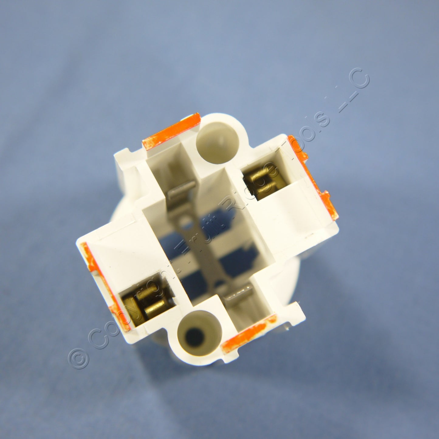 10 Leviton Compact Fluorescent Lampholders Light Sockets Screw Down G24d-3