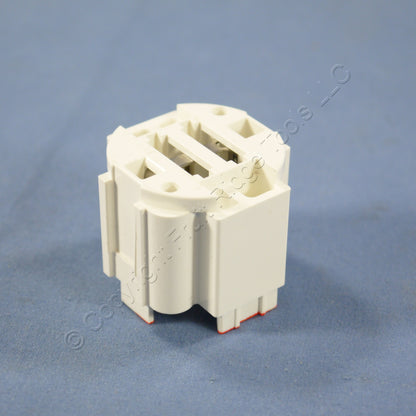 10 Leviton Compact Fluorescent Lampholders Light Sockets Screw Down G24d-3