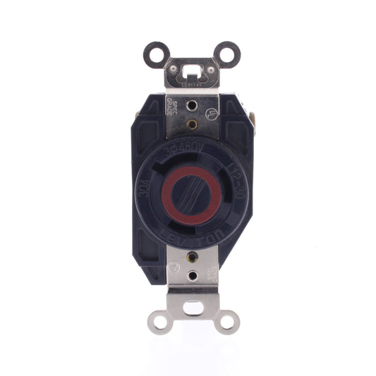 Leviton 2680-065 Twist Turn 30A Locking Receptacle Outlet NEMA L12-30R Bulk 480V