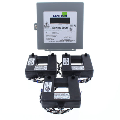 Leviton 2N208-T41 Three Element Meter Series 2000 3P NEMA 1 400A 120/240/208V