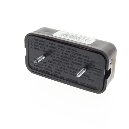 Leviton #303 Brown 15A 2-Prong Female Plug Adapters Connector Outlet 10-Pack