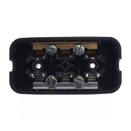 Leviton #303 Brown 15A 2-Prong Female Plug Adapters Connector Outlet 10-Pack
