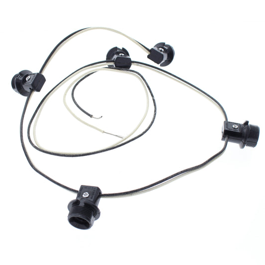 Leviton 5-Light Threaded Phenolic E12 Candelabra Base 41" Harness Set 75W 125V