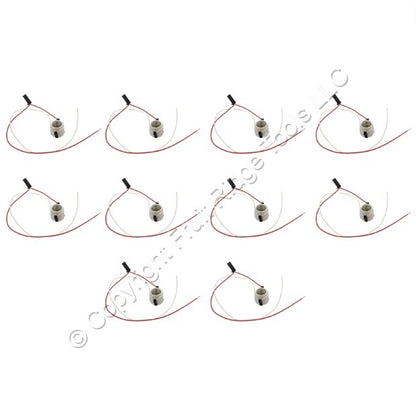 10 Leviton Porcelain Snap-In Lamp Holders Socket 125 Degree C Thermostat 31282-1