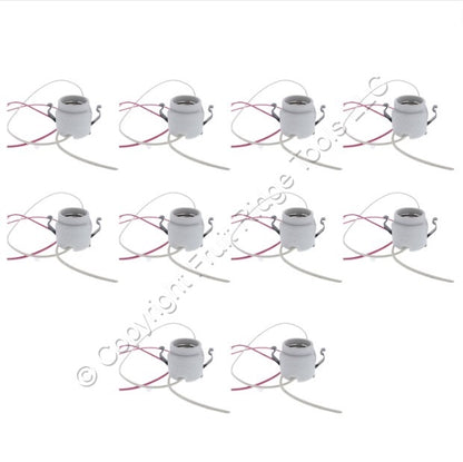 Leviton 31282-1 Porcelain Snap-In Lampholder Socket 110 Degree C Thermostat 10pc