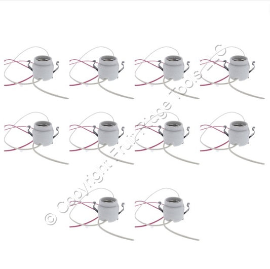 Leviton 31282-1 Porcelain Snap-In Lampholder Socket 110 Degree C Thermostat 10pc