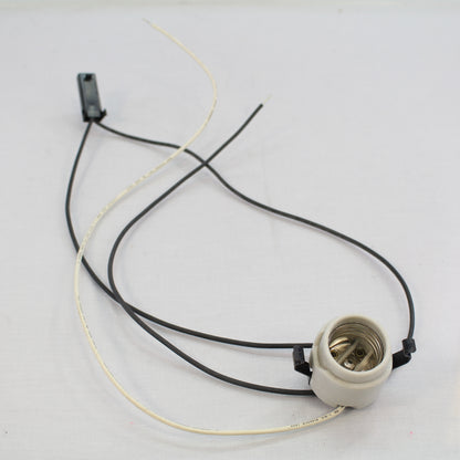 Leviton Porcelain Snap-In Lampholder Light Socket 95 DegrC Thermostat 660W 31282
