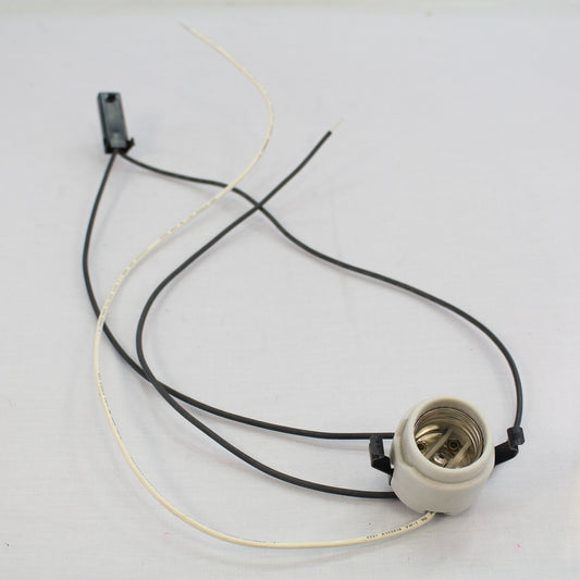 Leviton Porcelain Snap-In Lampholder Light Socket 95 DegrC Thermostat 660W 31282