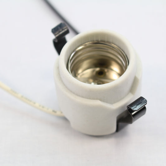 Leviton Porcelain Snap-In Lampholder Light Socket 95 DegrC Thermostat 660W 31282