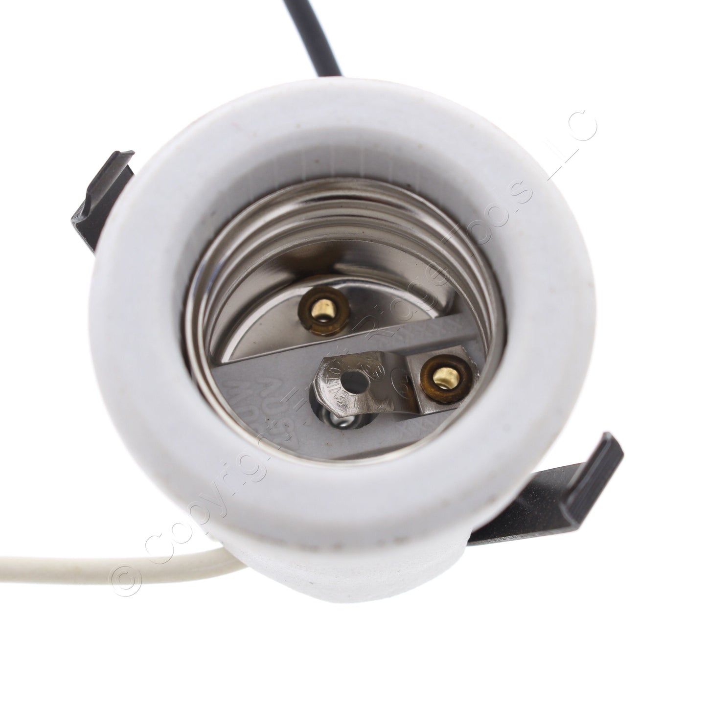 Leviton 31337-910 White Porcelain Lampholders Medium Base Snap-In 660W 10-Pack