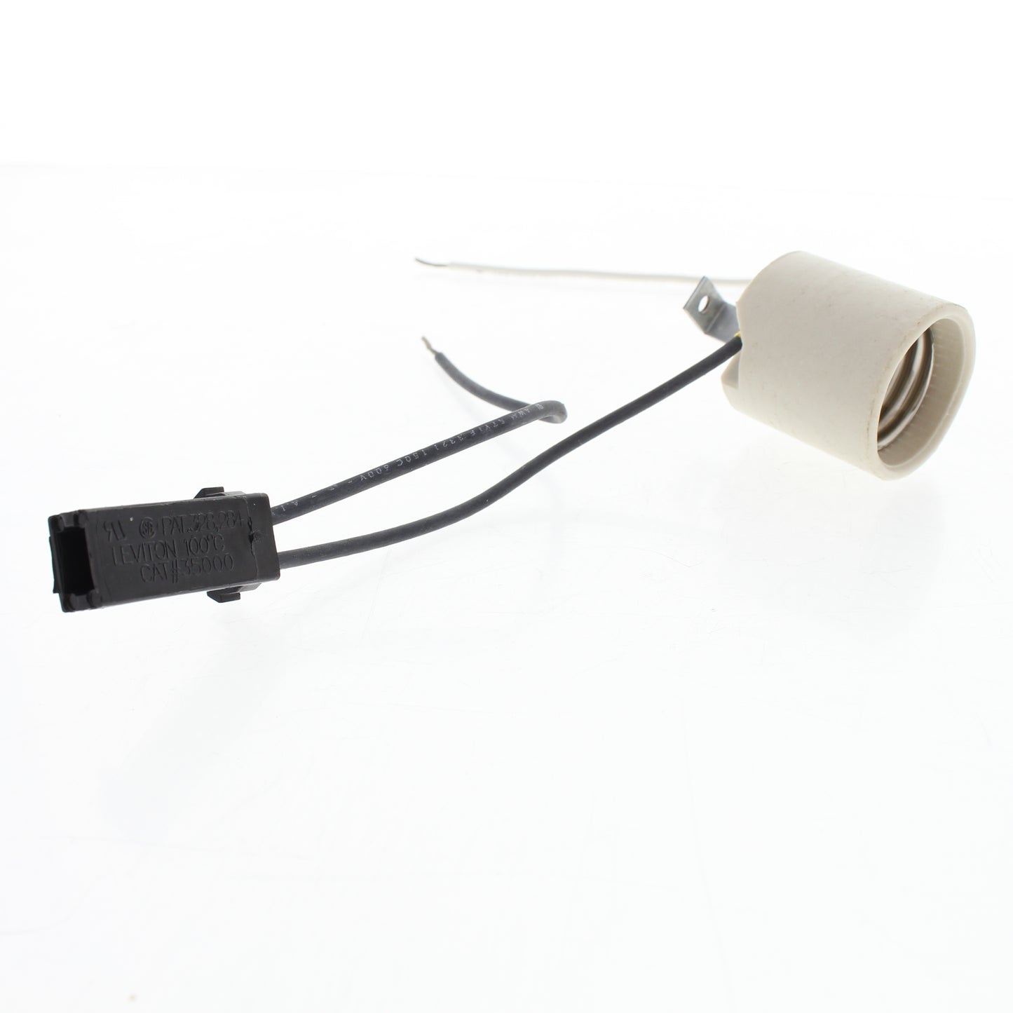 Leviton Porcelain Medium Base Incandescant Lampholder w/ Thermostat 660W 31385-1