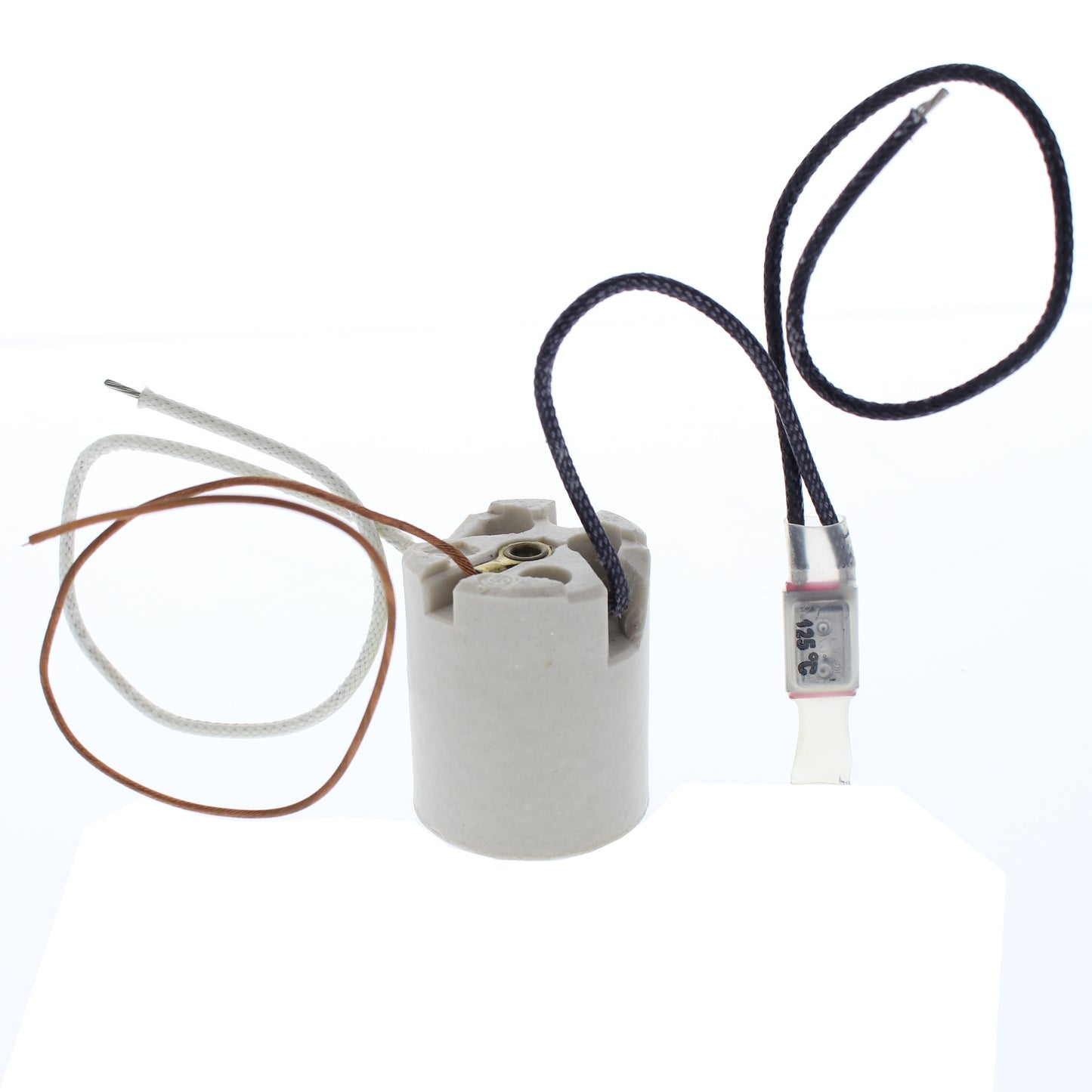 Leviton 31395-1 Porcelain Medium Base Lampholder 125� Thermostat Grounded 660W