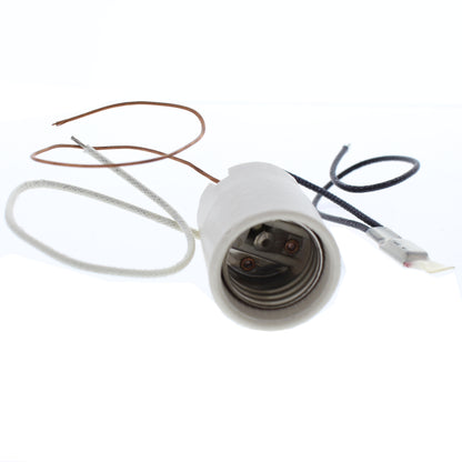 Leviton 31395-1 Porcelain Medium Base Lampholder 125� Thermostat Grounded 660W