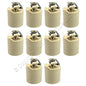 10 Leviton Medium Porcelain Lampholders Pan Light Socket 1/8" IPS Hickey 3152-8