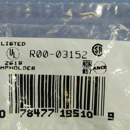 Leviton 3152 Medium Porcelain Lampholder Pan Light Socket 1/8" IPS Hickey Bulk