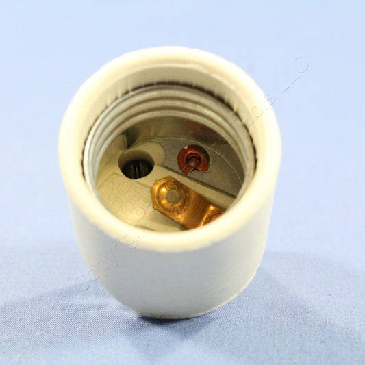 10 Leviton Medium Porcelain Lampholders Pan Light Socket 1/8" IPS Hickey 3152-8