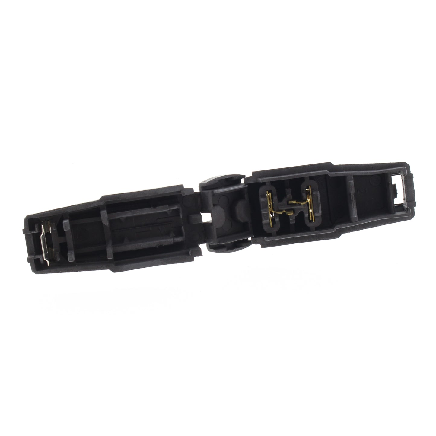Leviton Black Side Mount Right Angle EZ-Wire Plug 15A 1-15P Non-Polarized 321-E