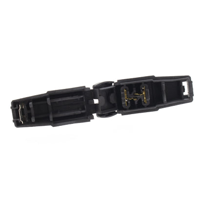 Leviton Black Side Mount Right Angle EZ-Wire Plug 15A 1-15P Non-Polarized 321-E