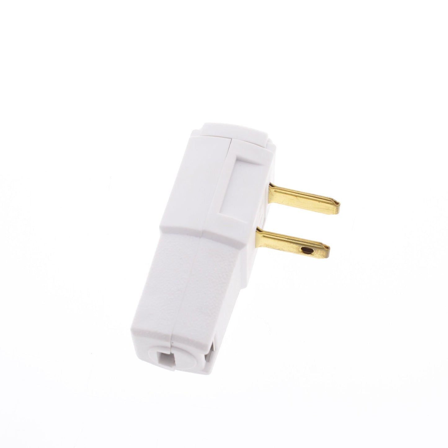 Leviton Side Mount Right Angle Easy-Wire Plug 15A 1-15P 125V Non-Polarized 321-W