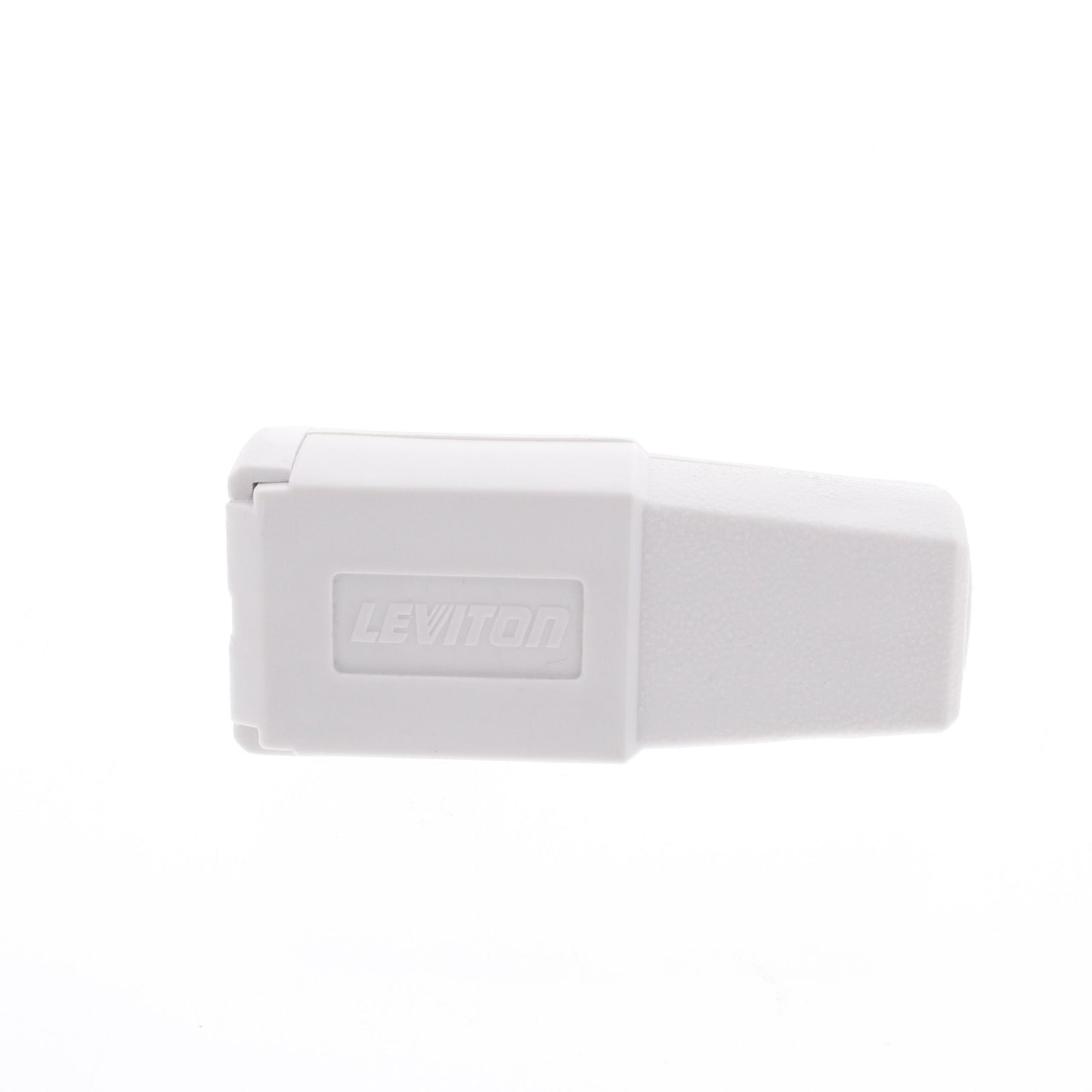 Leviton Side Mount Right Angle Easy-Wire Plug 15A 1-15P 125V Non-Polarized 321-W