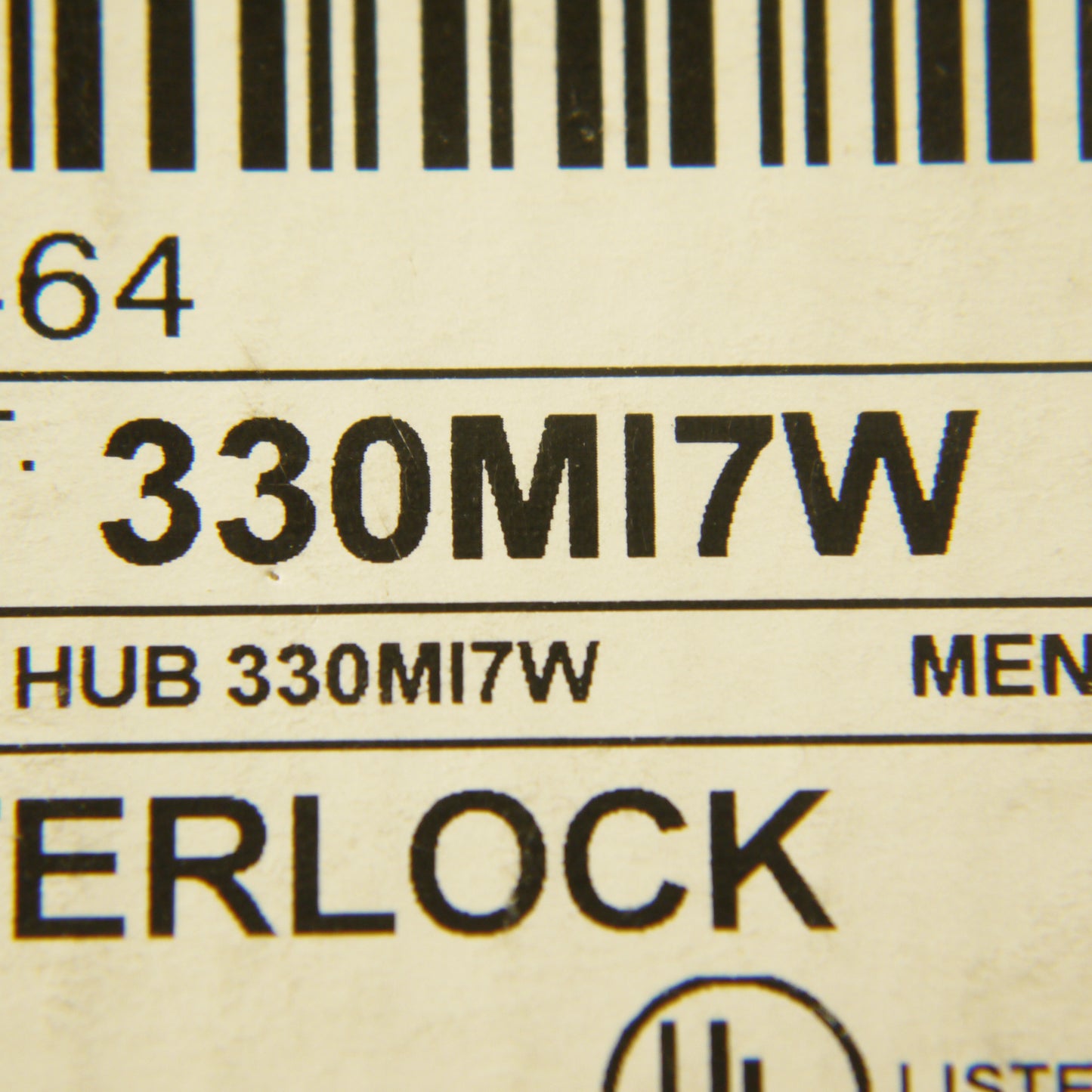 Leviton Pin & Sleeve Non-Fused Mechanical Interlock Switch 30A 240V 330MI7W