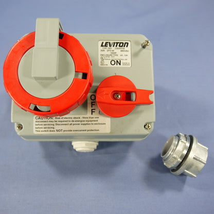 Leviton Pin & Sleeve Non-Fused Mechanical Interlock Switch 30A 240V 330MI7W