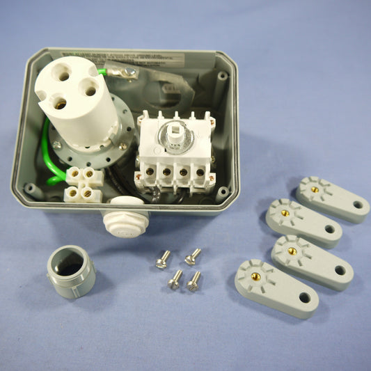 Leviton Pin & Sleeve Non-Fused Mechanical Interlock Switch 30A 240V 330MI7W