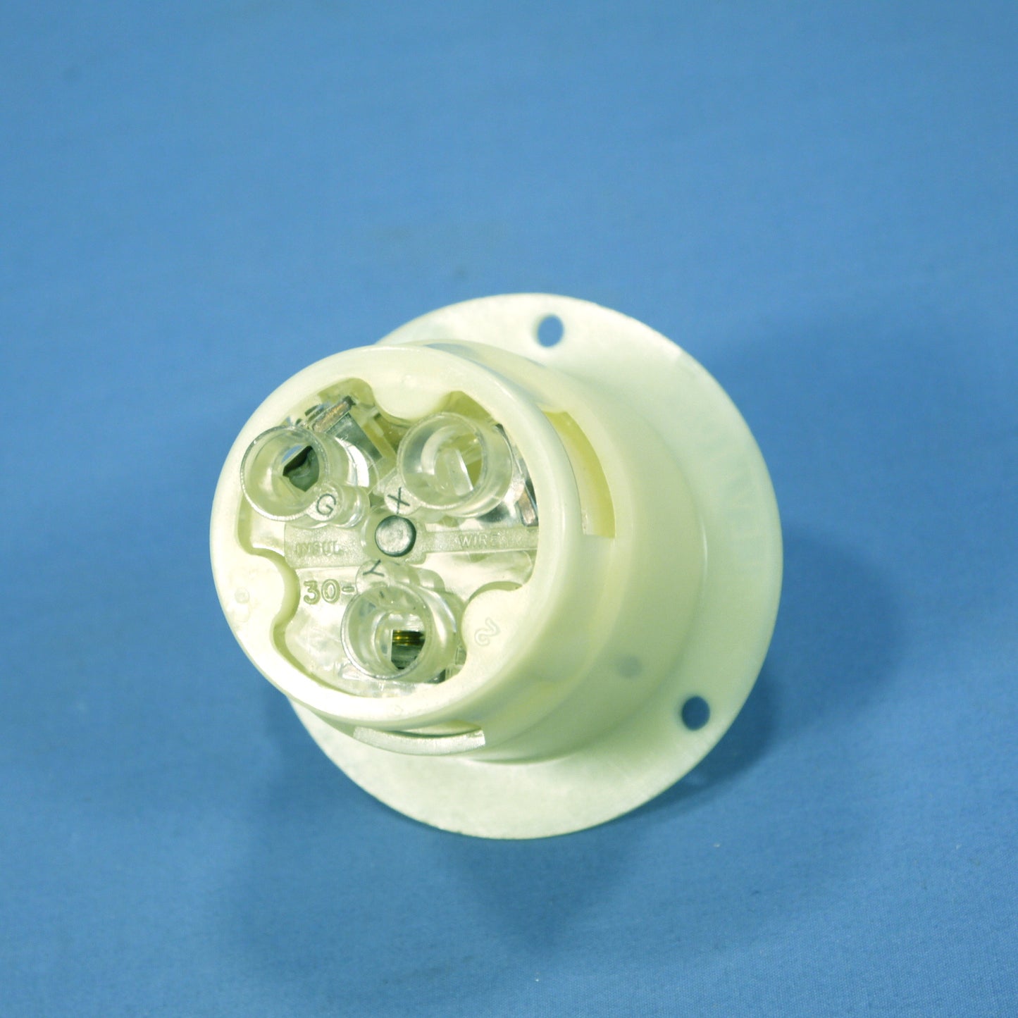10 Leviton Flanged Twist Locking Inlet Plugs Grounding Non-Nema 30A 250V 3334-GC