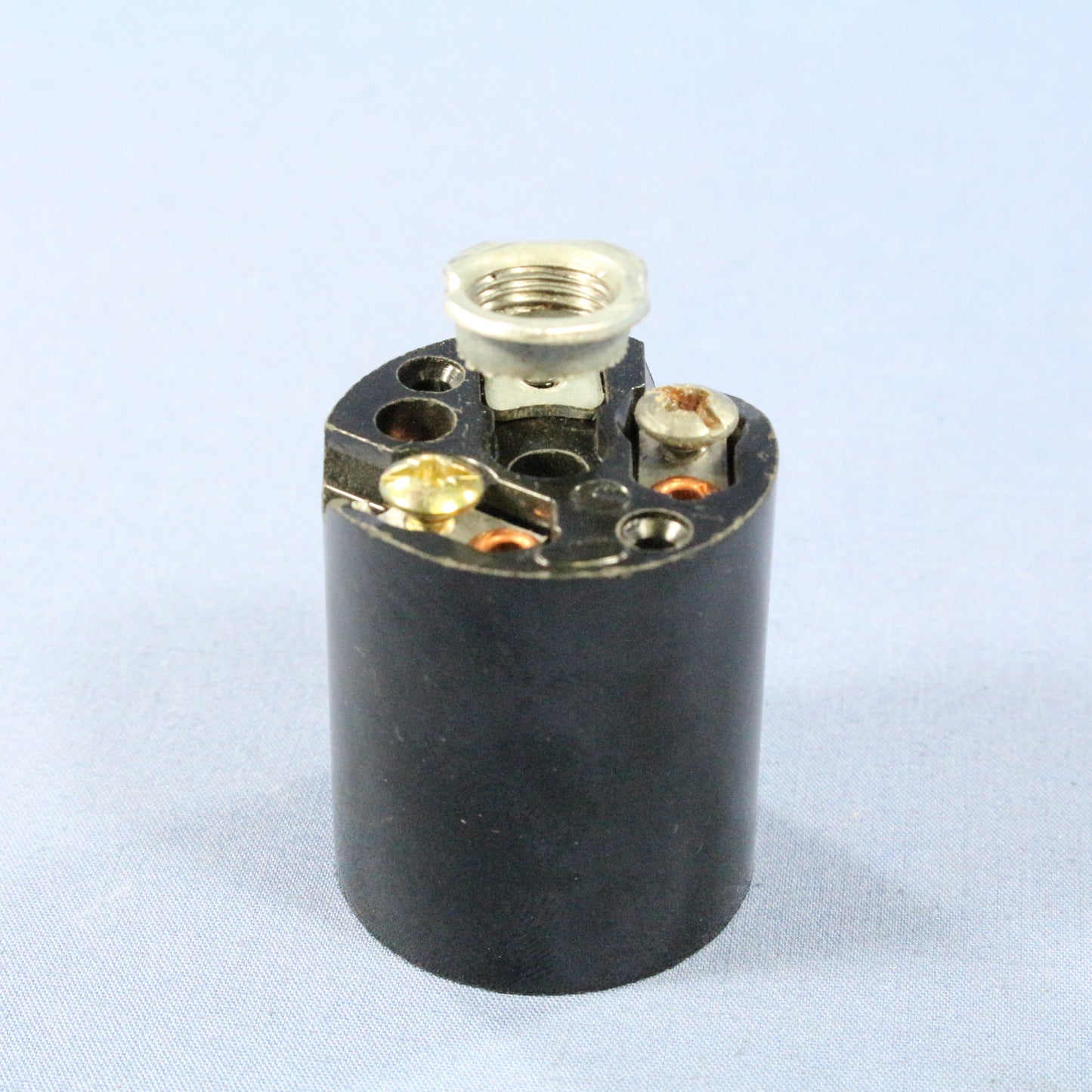 Leviton 3352-8 Black Phenolic Lampholder Light Socket Hickey E26 Medium Base