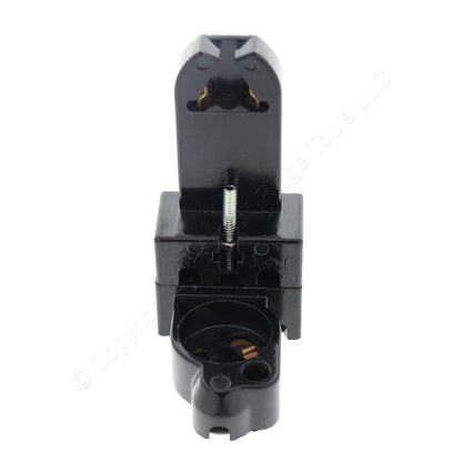 Leviton 391-1 Medium Base Bi-Pin Fluorescent Lampholder Starter Base 2-Screw