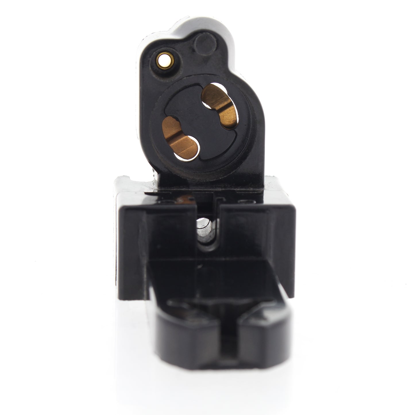 Leviton 391-1E Black Medium Bi-Pin Fluorescent Lampholder Starter Base 2-Screw
