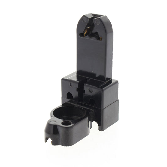 Leviton 391-1E Black Medium Bi-Pin Fluorescent Lampholder Starter Base 2-Screw