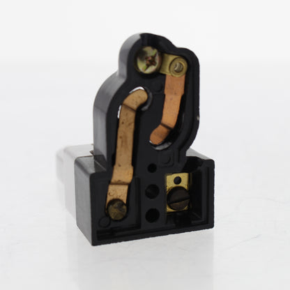 Leviton White Medium Bi-Pin Fluorescent Lampholder Starter Base 2-Screw 391-1W