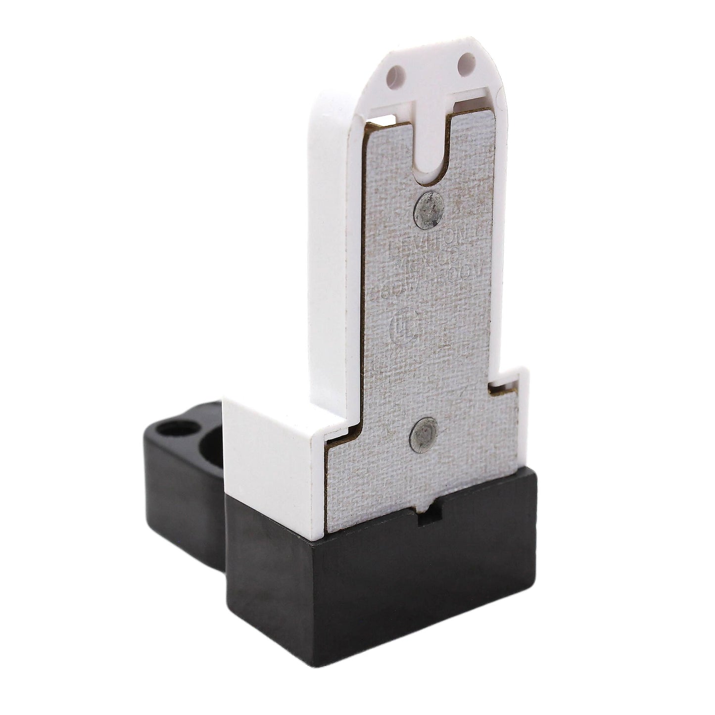 Leviton 391-1W Medium Bi-Pin Fluorescent Lampholder Starter Base No Screw Gasket