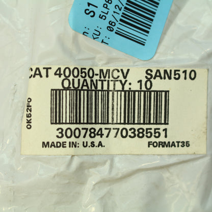 10 Leviton Transparent Phone Wiring Snap-On M Block Covers 25/50 Pair 40050-MCV