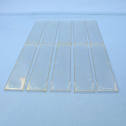 10 Leviton Transparent Phone Wiring Snap-On M Block Covers 25/50 Pair 40050-MCV