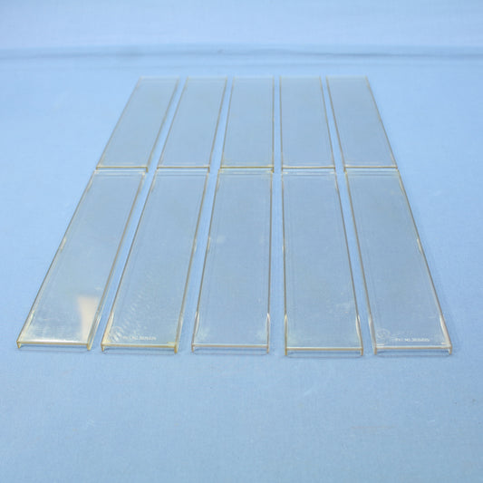 10 Leviton Transparent Phone Wiring Snap-On M Block Covers 25/50 Pair 40050-MCV